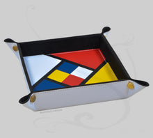 Load image into Gallery viewer, Unique Mosaic Leather Valet Tray by Giovelli Design