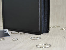Carica l'immagine nel visualizzatore di Gallery, Stylish All Black Top-Grain Leather Family Album of Memories by Giovelli Design