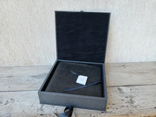 Carica l'immagine nel visualizzatore di Gallery, open black box with photo album by Giovelli Design