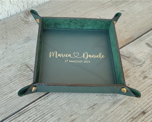 handcrafted in Italy valet tray by Giovelli Design
