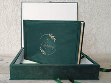 Load image into Gallery viewer, Personalizable Rectangular Suede Fabric Scrapbook by Giovelli Design