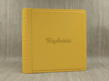 Carica l'immagine nel visualizzatore di Gallery, Personalized Classic Square Photo Album Gold Name by Giovelli Design