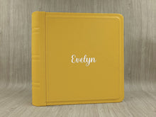 Carica l'immagine nel visualizzatore di Gallery, Personalized Classic Square Photo Album White Name by Giovelli Design