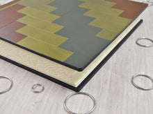 Carica l'immagine nel visualizzatore di Gallery, gold green and brown photo album by Giovelli Design