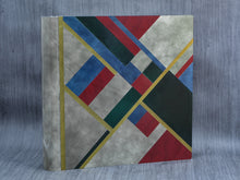 Load image into Gallery viewer, captivating abstract mosaic cover leather photo book by Giovelli Design
