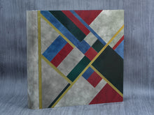 Carica l'immagine nel visualizzatore di Gallery, captivating abstract mosaic cover leather photo book by Giovelli Design