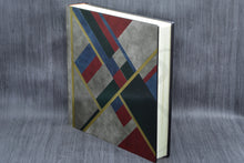 Carica l'immagine nel visualizzatore di Gallery, leather patchwork photo book by Giovelli Design