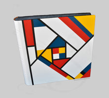 Carica l'immagine nel visualizzatore di Gallery, unique handmade photographic book bound in leather with modern art cover by Giovelli Design