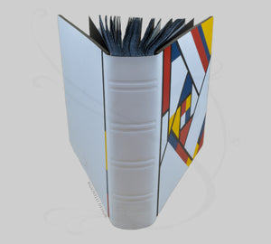 photo book with modern art cover by Giovelli Gesign