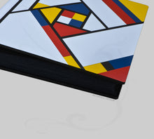 Carica l'immagine nel visualizzatore di Gallery, corner of a genuine leather mosaic cover of a photo album by Giovelli Design