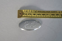 Carica l'immagine nel visualizzatore di Gallery, bilaminated silver plaque by Giovelli Design