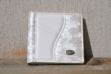 Carica l'immagine nel visualizzatore di Gallery, 25th or 50th anniversary white photo album by Giovelli Design