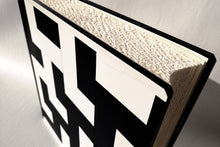 Carica l'immagine nel visualizzatore di Gallery, Enchanting Leather Scrapbook Square Black and White Wedding Photo Album by Giovelli Design