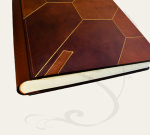 enchanting real leather photographic album by Giovelli Design