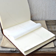 Carica l'immagine nel visualizzatore di Gallery, opened photo album with white pages and protective tissue
