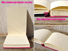 Carica l'immagine nel visualizzatore di Gallery, opened album with white pages