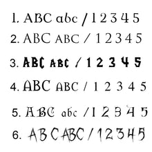 Carica l'immagine nel visualizzatore di Gallery, available fonts for the personalization of your dice tray
