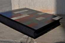 Carica l'immagine nel visualizzatore di Gallery, patchwork leather scrapbook album with a unique design by Giovelli Design