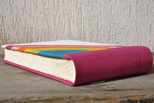 Carica l'immagine nel visualizzatore di Gallery, classy and colorful italian bound non leather scrapbook album by Giovelli Design