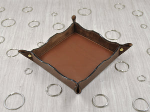 handmade in Italy middle brown catchall by Giovelli Design