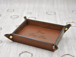 customizable rectangular storage tray by Giovelli Design