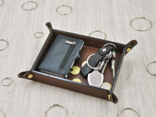 Load image into Gallery viewer, rectangular brown coin tray by Giovelli Design
