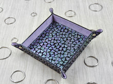 Load image into Gallery viewer, iridescent suede leather storage tray by Giovelli Design