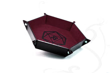 Carica l'immagine nel visualizzatore di Gallery, burgundy dice tray by Giovelli Design