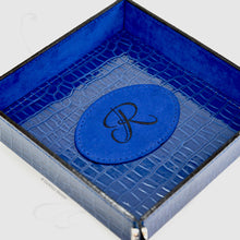 Load image into Gallery viewer, custom faux leather coin tray by Giovelli Design
