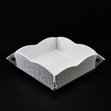 Load image into Gallery viewer, white wedding valet tray with non-openable studs by Giovelli Design