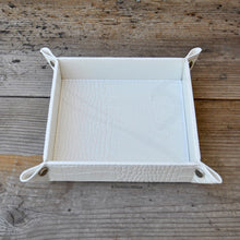 Load image into Gallery viewer, fancy square valet tray hand made in italy by Giovelli Design
