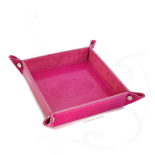 Carica l'immagine nel visualizzatore di Gallery, fancy hot pink leather valet tray by Giovelli Design