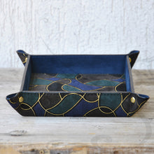 Load image into Gallery viewer, charming italian handmade suede leather catchall by Giovelli Design
