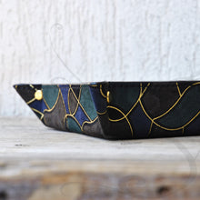 Load image into Gallery viewer, pretty finishes and gold metal studs on a giovelli design catchall
