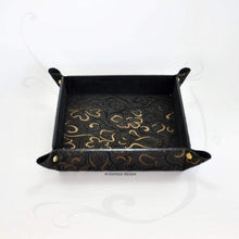 Carica l'immagine nel visualizzatore di Gallery, black and gold storage tray by Giovelli Design