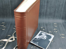 Load image into Gallery viewer, pic from above of a photo book spine by Giovelli Design
