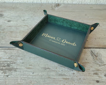 Carica l&#39;immagine nel visualizzatore di Gallery, Charming Personalizable Green Leather Pocket Emptier by Giovelli Design
