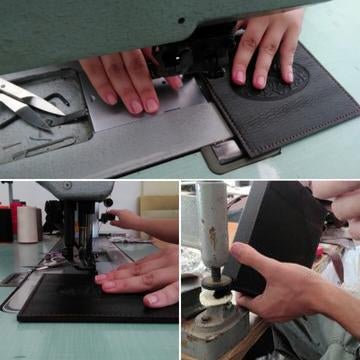 atrisans at work on the finishes of giovelli design products