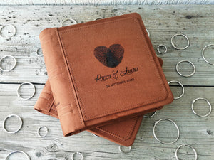 personalizable little photobooks with love fingerprint by Giovelli Design