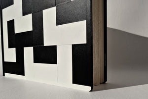 black & white leather album for scrapbooking by Giovelli Design