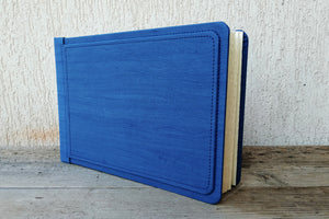 horizontal blue scrapbook by Giovelli Design