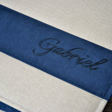 Load image into Gallery viewer, personalization on a fancy non leather album by Giovelli Design
