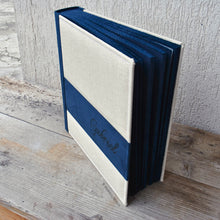 Load image into Gallery viewer, stylish blue italian handmade photo album by Giovelli Design
