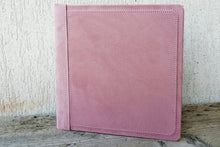 Load image into Gallery viewer, pink suede fabric album by Giovelli Design

