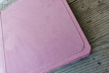 Load image into Gallery viewer, classy finishes and seams on a pink photo book by Giovelli Design
