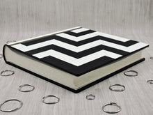 Load image into Gallery viewer, elegant leather photo album with patchwork cover by Giovelli Design
