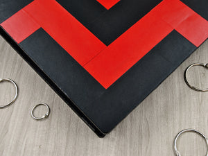 black and red scrapbook by Giovelli Design