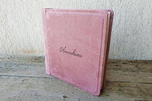 Load image into Gallery viewer, elegant pink baby girl photo book by Giovelli Design
