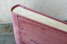Load image into Gallery viewer, white pages of a wonderful pink photo album by Giovelli Design
