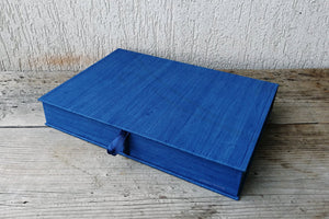 blue coordinated box for photo album by Giovelli Design